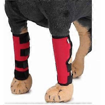 Dog Knee Braces with Support Bars, Leg Guards for Post-Surgery & Injury Recovery -N