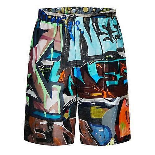 Off White Mens Graffiti Shorts