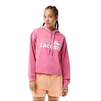 Lacoste Womens/Ladies Relaxed Fit Drop Sleeve Hoodie