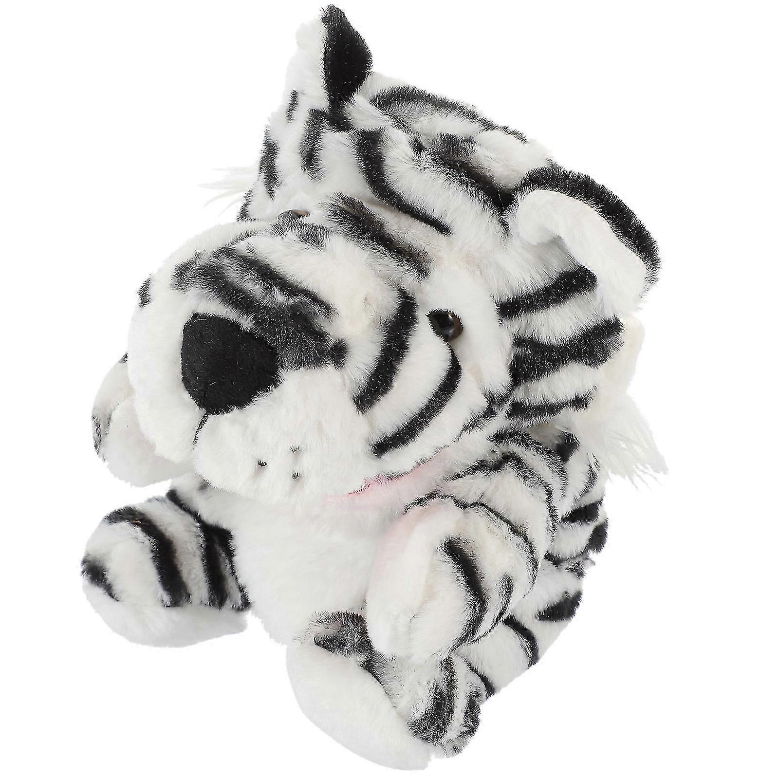 Interactive Plush Tiger Hand Puppet Toy for Parent Child Fun