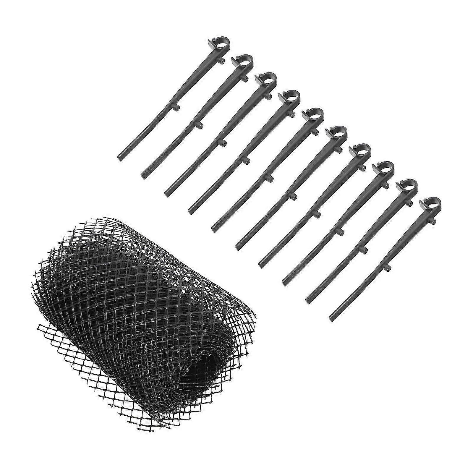 Plastic Gutter Guard Net for Home Use Anti-Falling Leaf 1Set