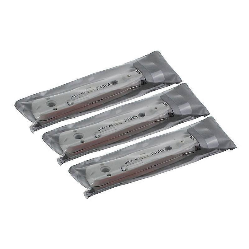 3PCS Portable Plus Punch Down Tool Kit With Sensor compatible with Telecom Phone Wire Ethernet Network Cat5 Cable
