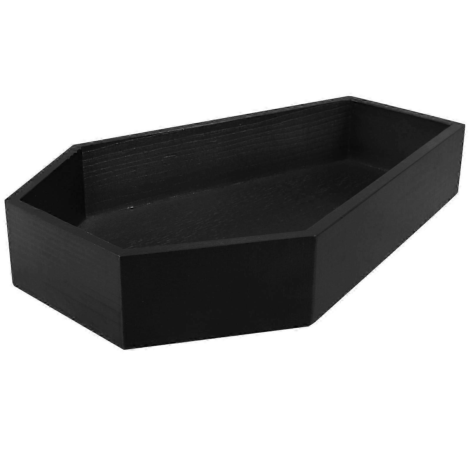 Gothic Coffin Tray Wooden Tray for Candy Serving