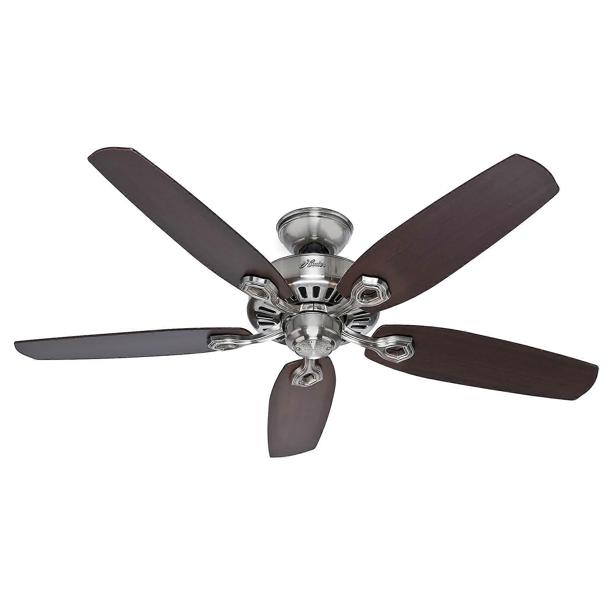 Vânător plafon ventilator Builder Elite 132cm/52 "Chrome