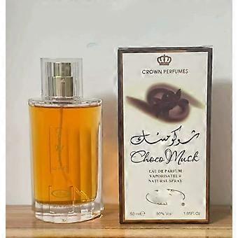 Crown Perfumes Choco Musk Eau de Parfum, 50 ml, Unisex-Duft, natürliches Spray