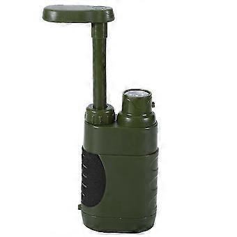Ergonomic Design with Rubber Grip, Portable Hand Pump Water Filter for Outdoor Enthusiasts, Backpacking, Hiking (Max Filtration 3,000 Liters