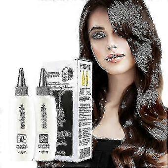 120g+120g Permanent Wave Curl Cream Liquid Cold Wave Hair Perm Lotion Solution for Resistant Natural Hair