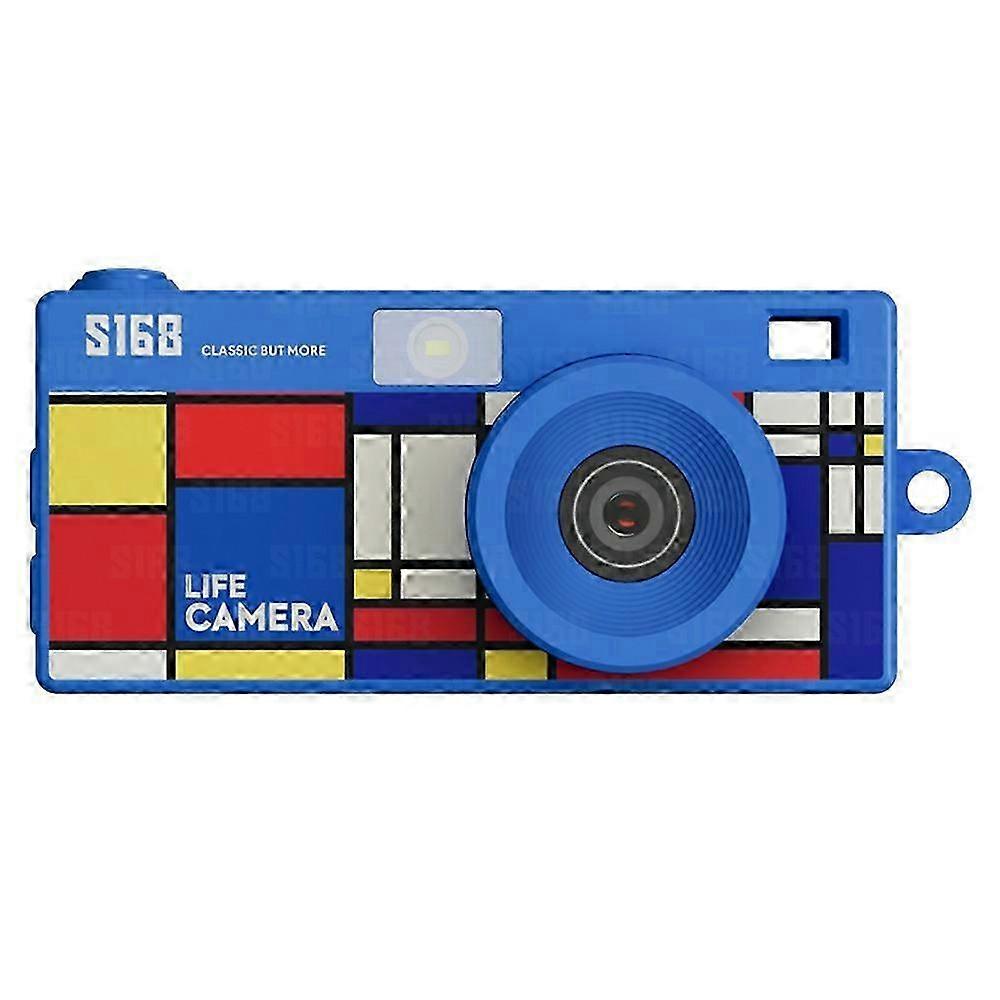 S168 1.47 Inch 2K HD Mini Digital Camera CCD Thumb Camera with Flash Light Loop Recording