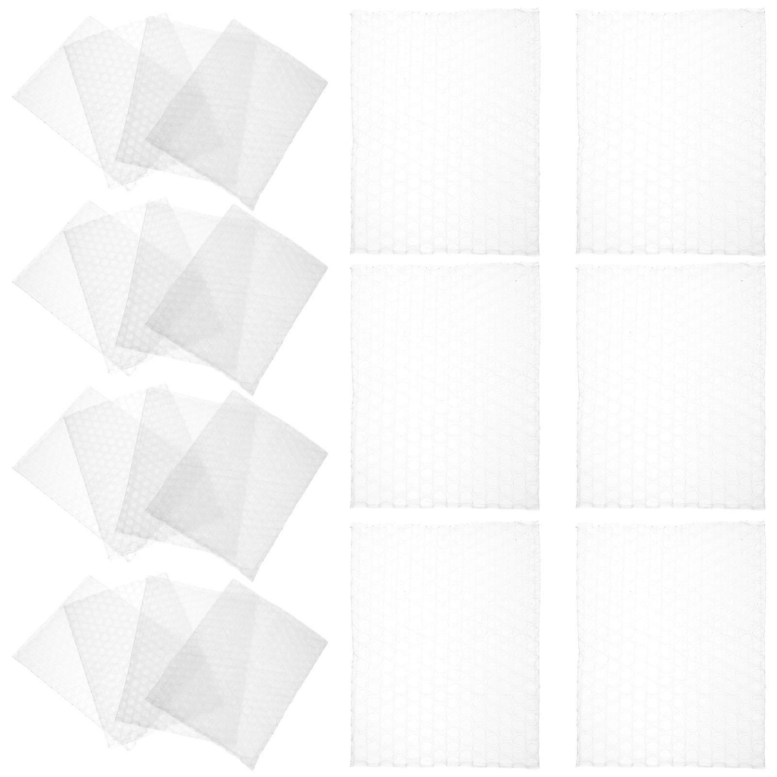 Transparent Storage Bubble Pouch with Plastic Material 300Pcs Clear Bags