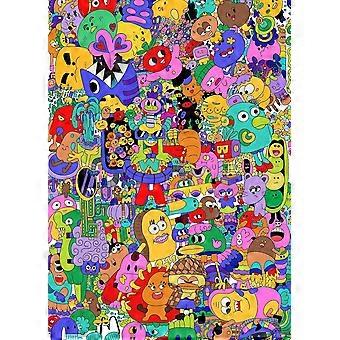 Happy Doodles Jigsaw Puzzle CYQL-294
