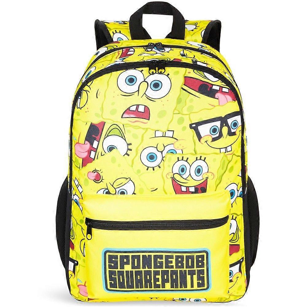 SpongeBob Squarepants Boys Backpack, Padded Straps  CNN491
