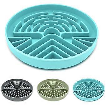 Slow Feeder Silicone Dog Bowl for Large & Small Dogs, Anti Choking Puzzle Dog Food Bowl with Non-Slip Base, Interactive Pet Slow Eating Bowl