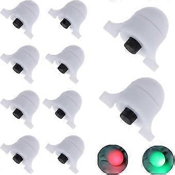 10pcs Latest LED Night Fishing Alert with Light Stick Bite Alarm, Equipped with Intelligent Sensor,Flash and Slow Flash
