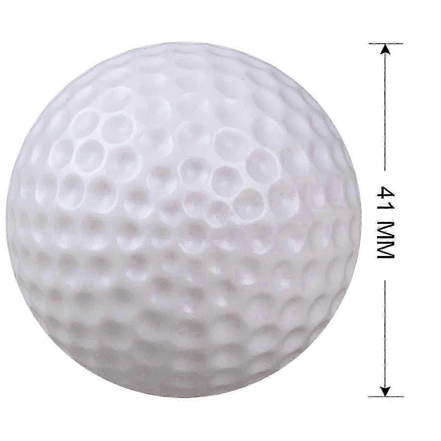 Plastic Golf Balls: 100pcs for Training, Practice, and Festive Decor