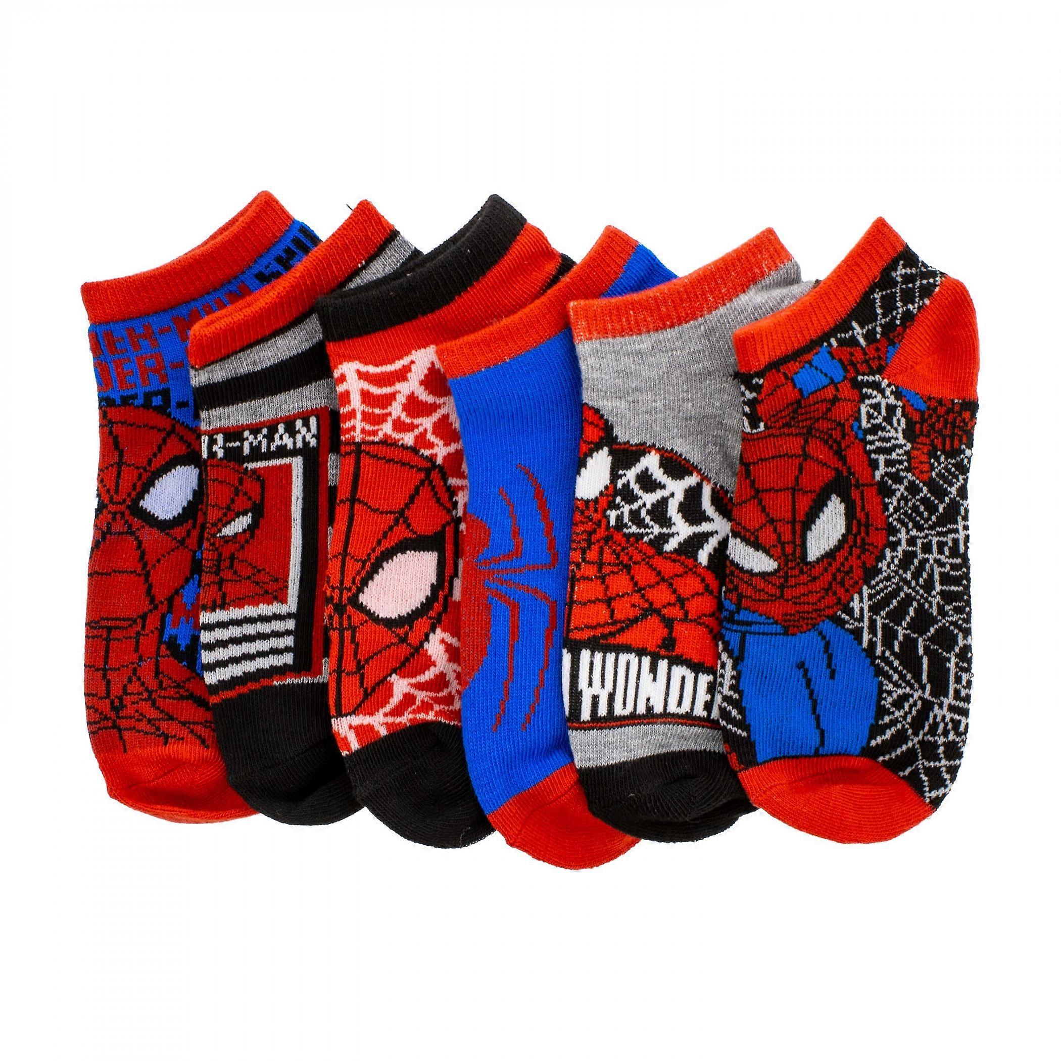 Spider-man Kid's Ankle Socks 6-Pair Pack