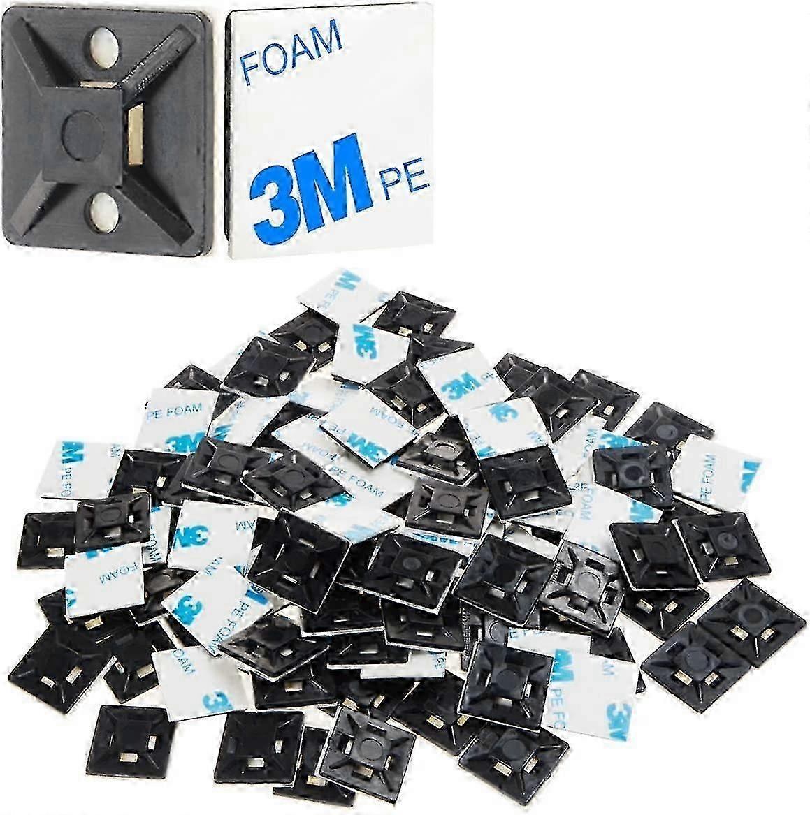 Self Adhesive 3/4" Cable Tie Brackets