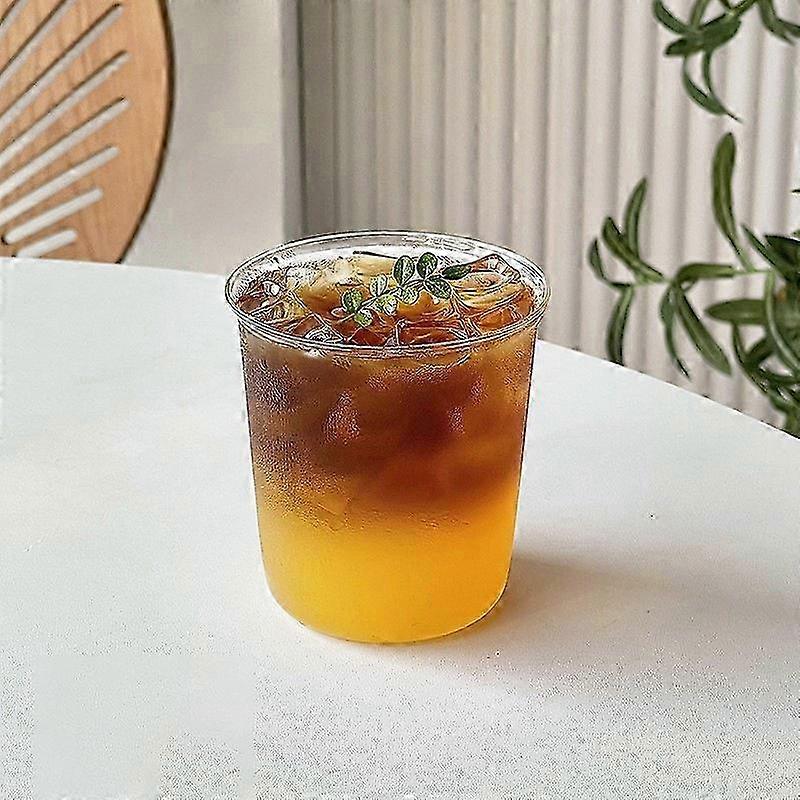 Smooth-Surface Clear Glass Coffee Cup
