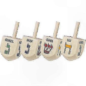 Houten dreidelset (10 stuks)