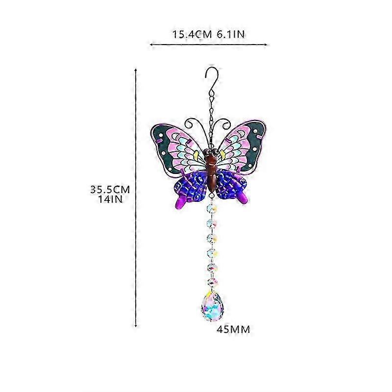 Multicolour Crystal Chain Suncatcher Set