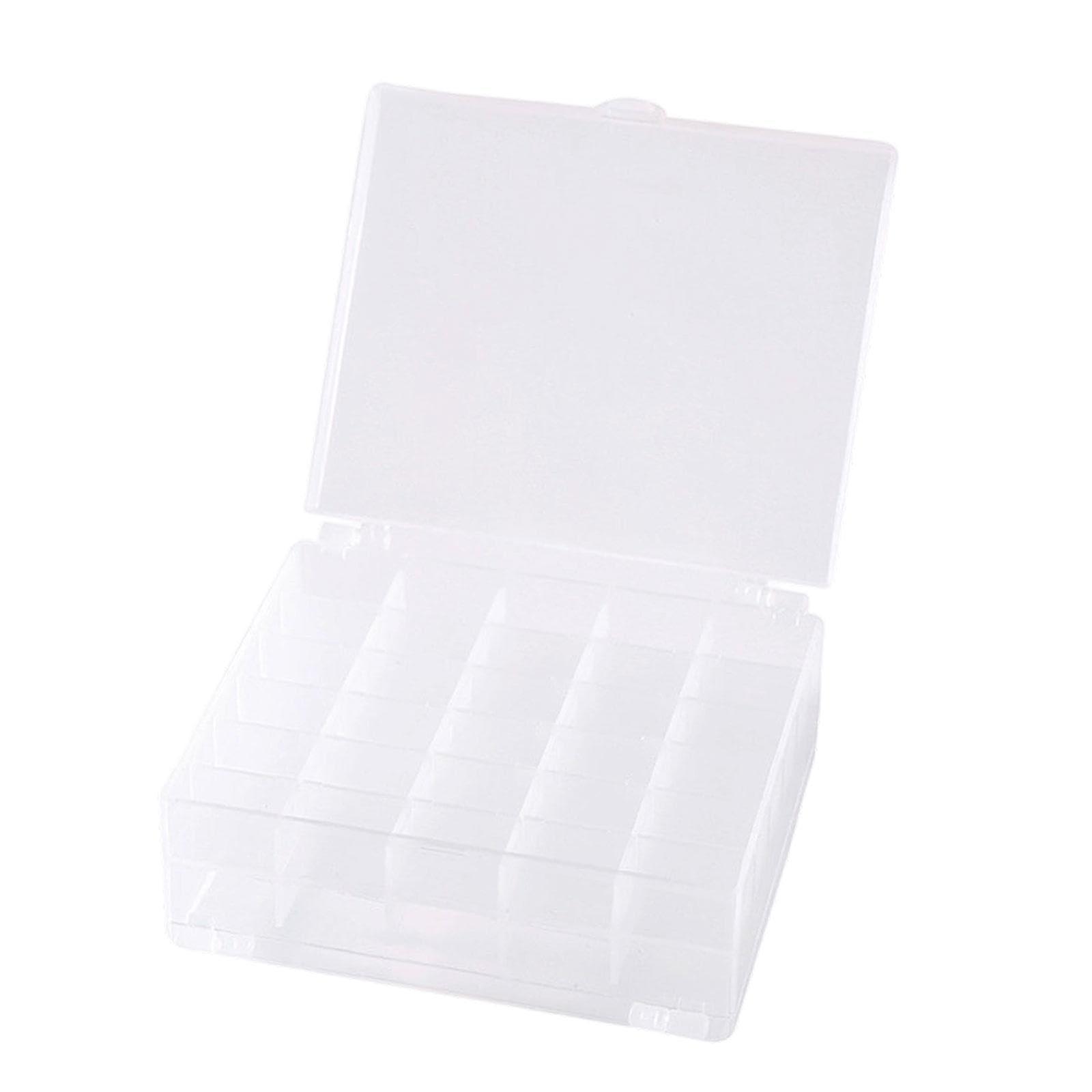 Clear Sewing Machine Bobbin Box with DustProof Protection, Lightweight Tangle Storage Case