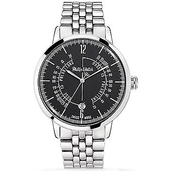 Philip watch grand archive 1940 Swiss Quartz Analog Man Watch with R8253598003 Stainless Steel Bracelet