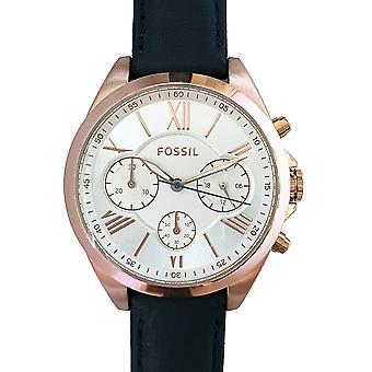Fossil watch Quartz Analog Woman Watch with Cowhide Bracelet BQ3121
