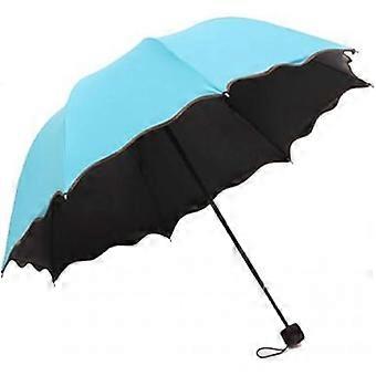 Fashion Umbrella with Storage Bag, 2 Pcs Water-Activated Blooming Sunshade Parasol, Thickened Windproof for Outdoor Photography