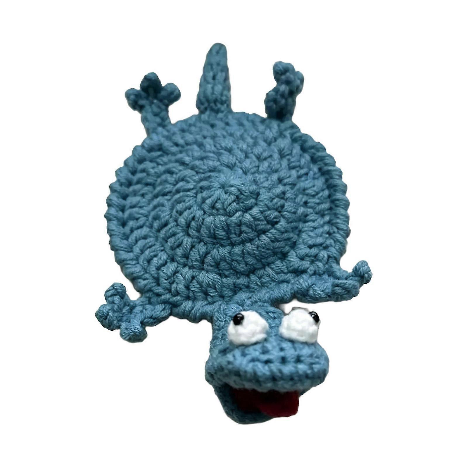 Lifting-Leg Animal Crochet Coaster