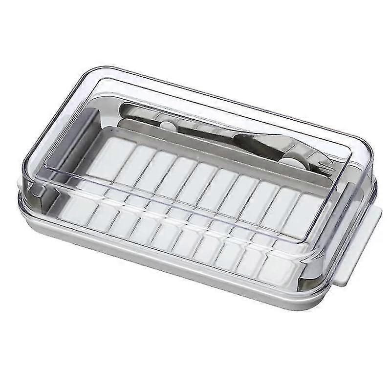 Dual-Function Stainless Butter Keeper