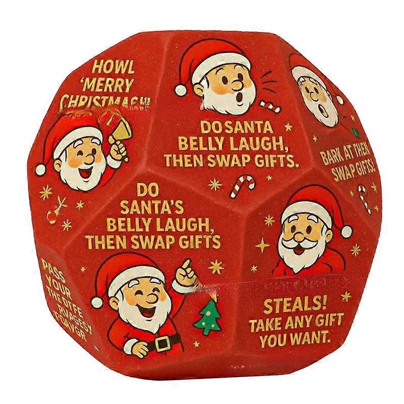 Compact 12-Sided Holiday Gift Dice