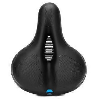 Shock Absorbing Ergonomic Bicycle Seat, Breathable Padded Replacement, Blue for Giant Anytour E+5 Bike Saddle-af