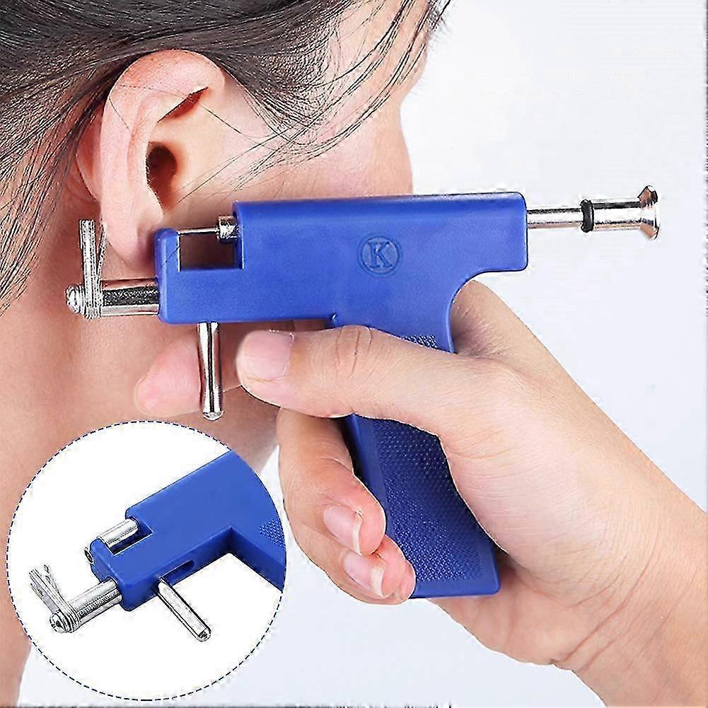 Ear Piercing Gun Tool Reusable Body Piercing Kit compatible with Professional Ear Piercing