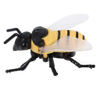Yellow Bee Toy Wind Up for Kids Realistic Animal Figurine 4Pcs Set