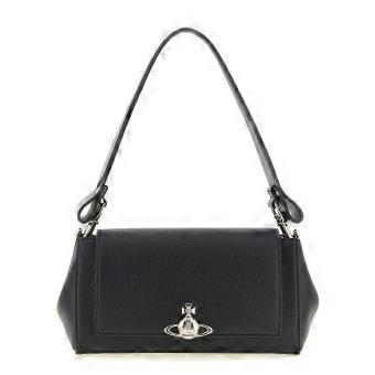 Vivienne Westwood Black Polyethylene Shoulder Bag