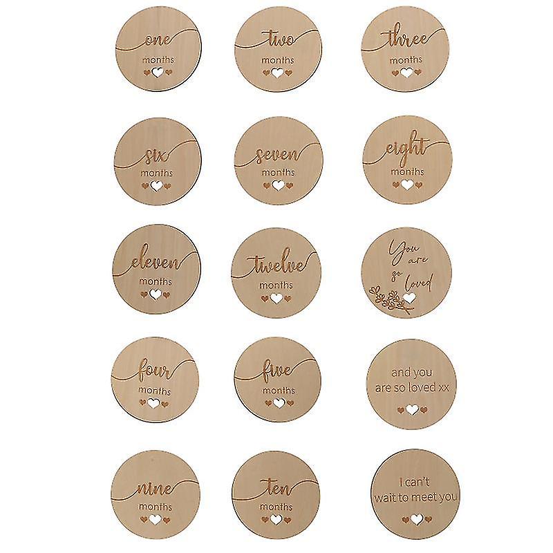 10X10cm Assorted Color Studio Backgrounds 1 Set Infant Birth Memorial Cards Monthly Milestone Cards