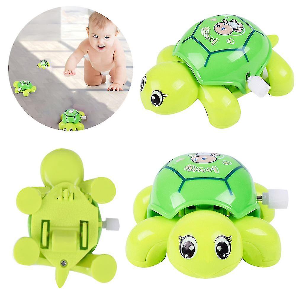 Cute Animal Clockwork Tortoise Baby Turtles Toys Infant Crawling Wind Up Toy