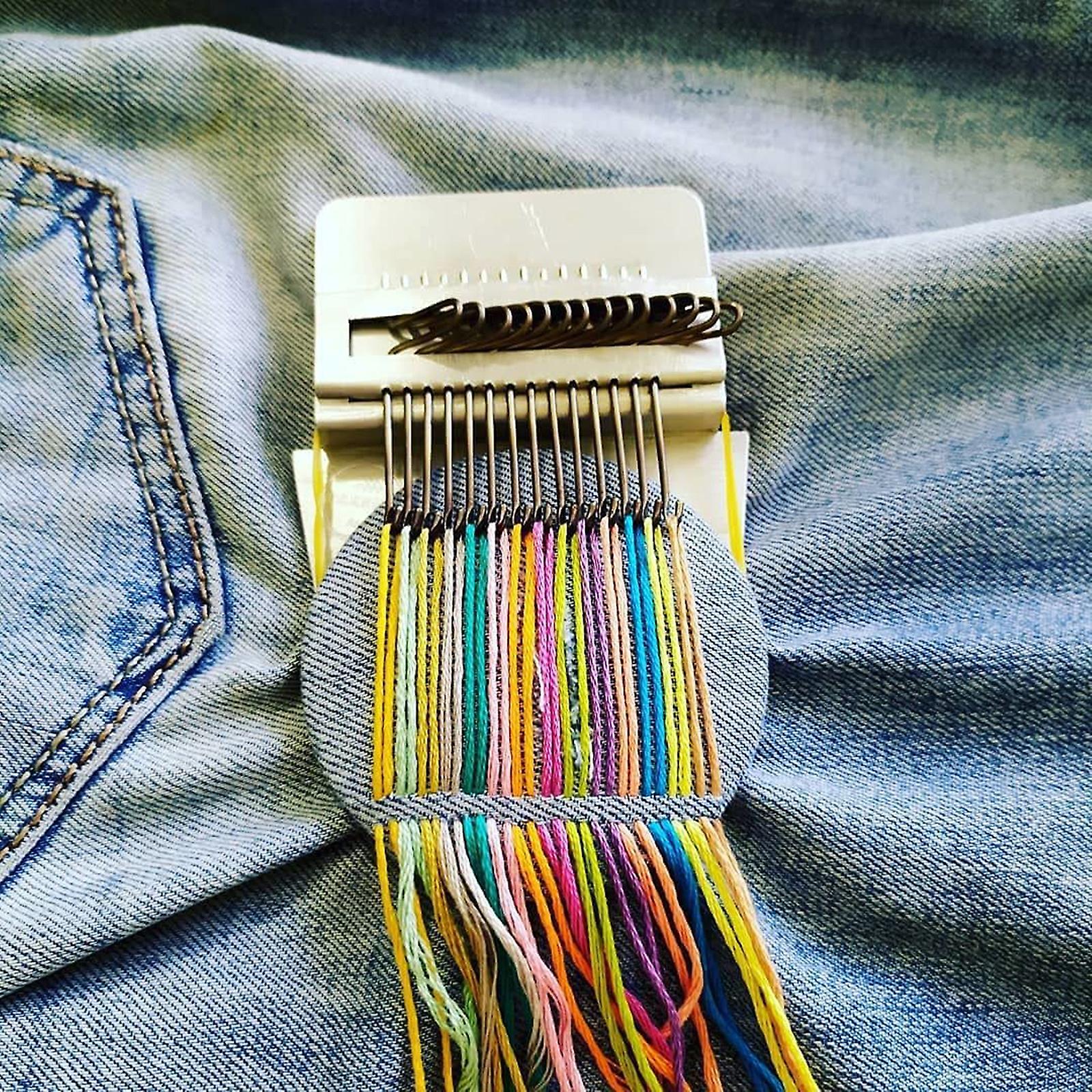 Mini Loom Speedweve Type Weave Tool 10/14/28 Hooks Darning Machine Tool Handmade