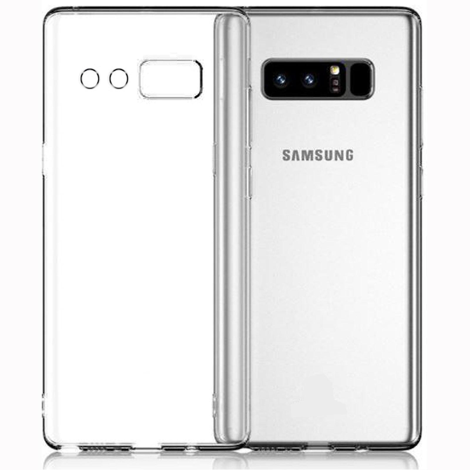 Samsung Galaxy Note 8 Tpu Slim Transparent Clear Bumper Cushion Back Case Cover