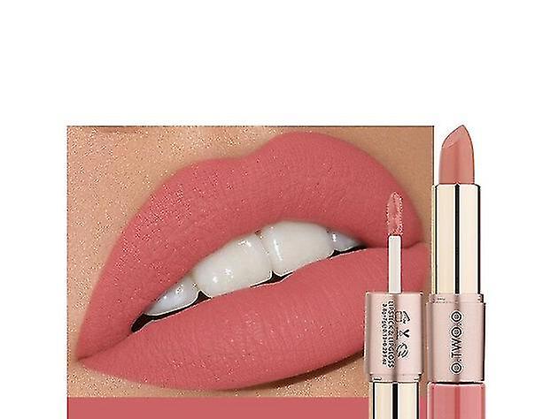 N9107A6 2 In 1 Matte Lipstick waterproof Lip Gloss