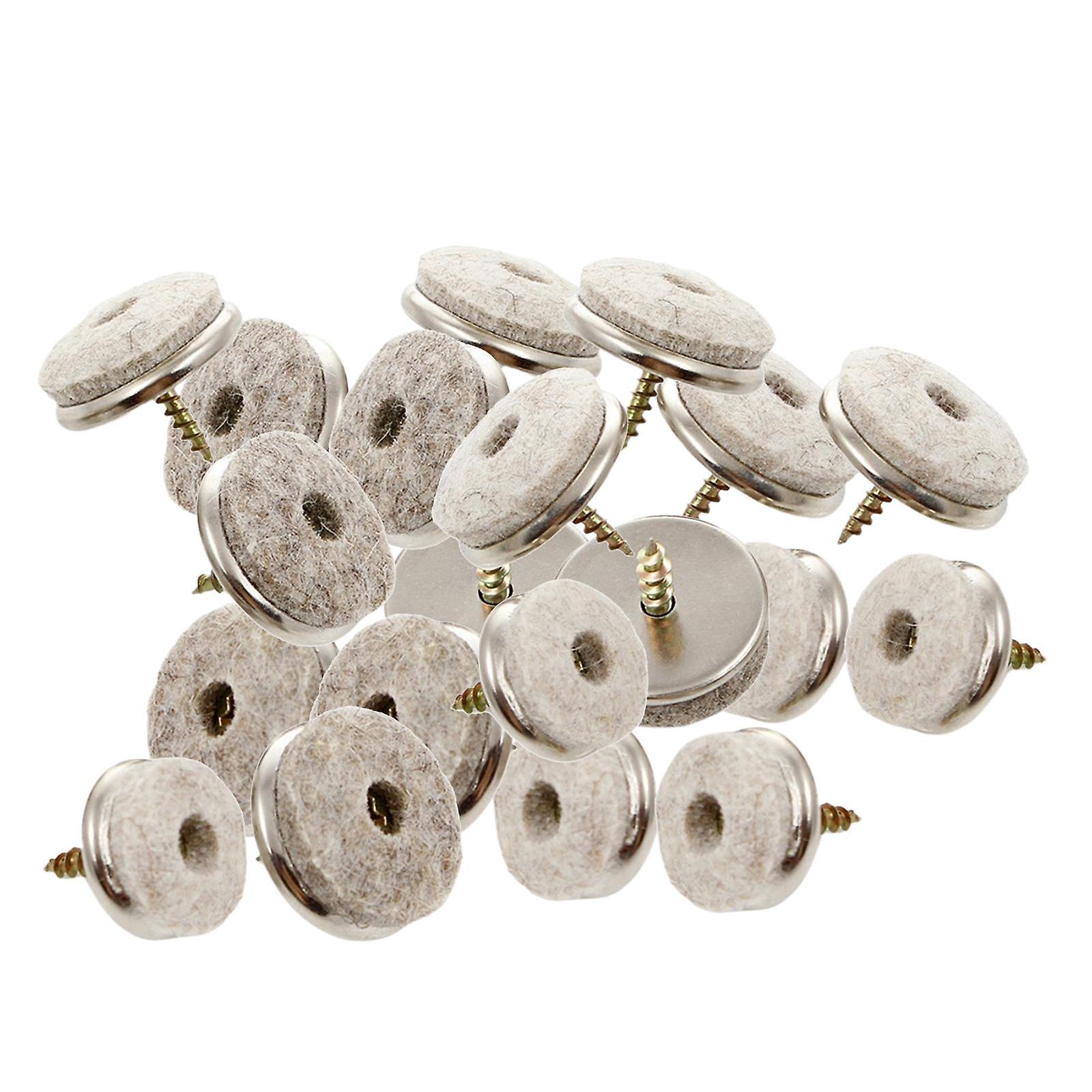 20 τεμάχια τσόχα κάτω από το νύχι / μαξιλάρια για καρέκλες - προστασία δαπέδων