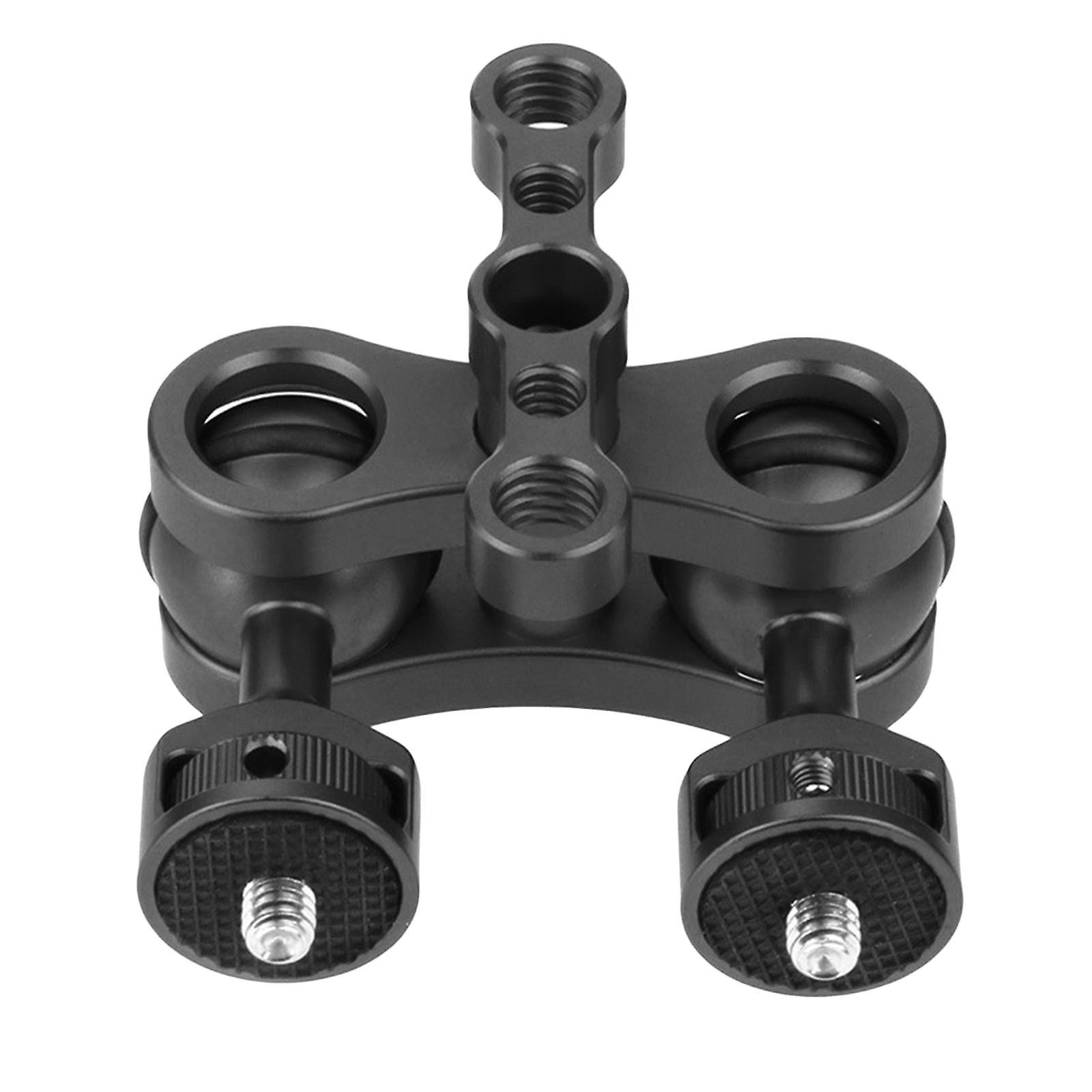 CNC 360 Arm Hand Extension Adapter Double Ballheads for Gopro Hero Black