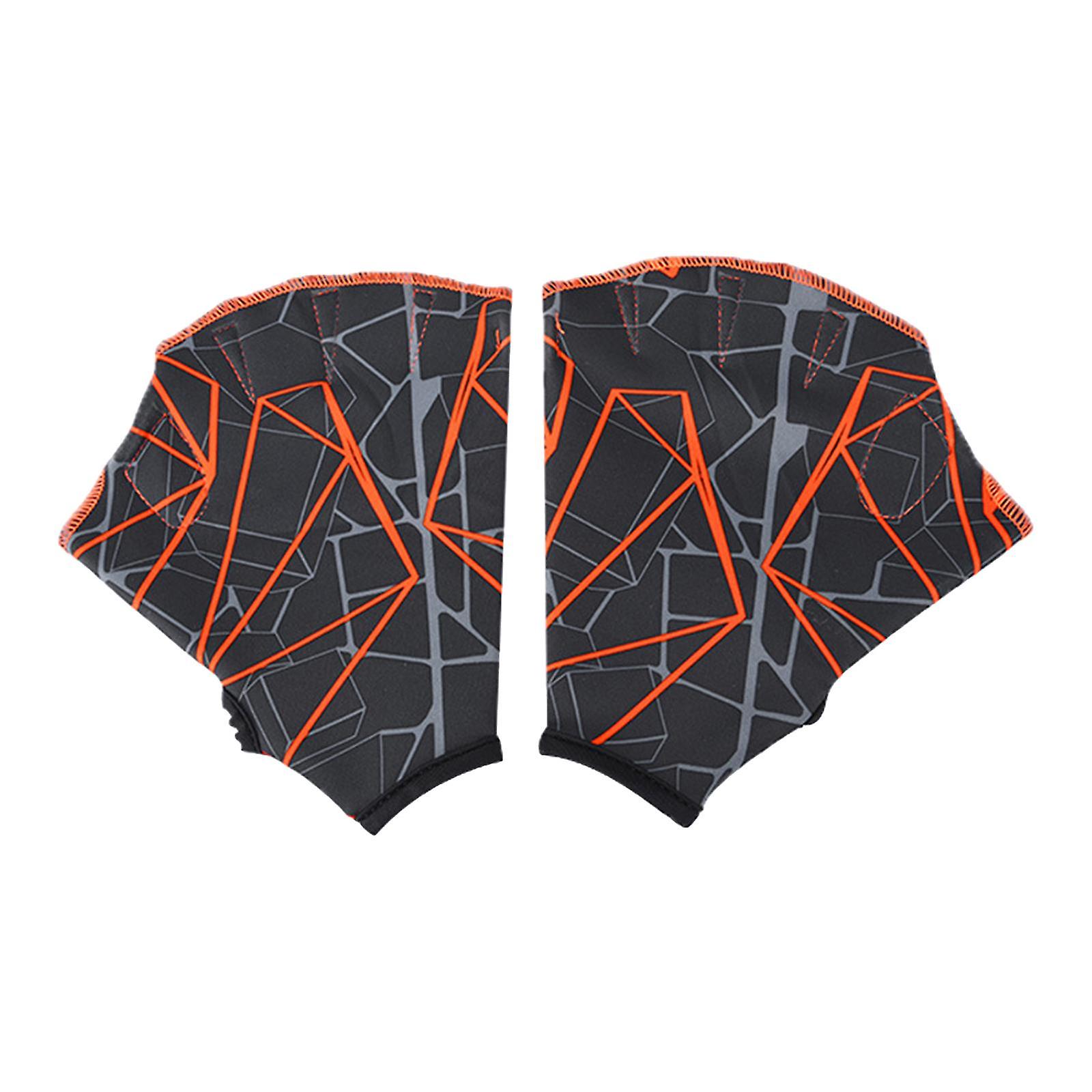 סוג צפרדע חגורות שחייה יד לשחות משוט סנפירים דקל אפור דקל כתום S