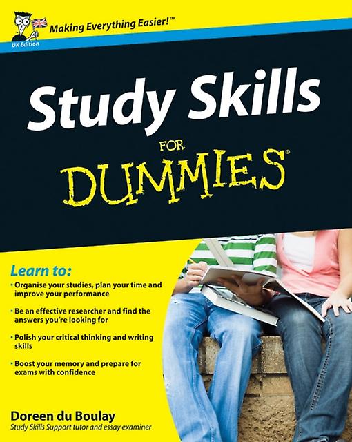 Study Skills For Dummies by Doreen du Boulay Paperback Book