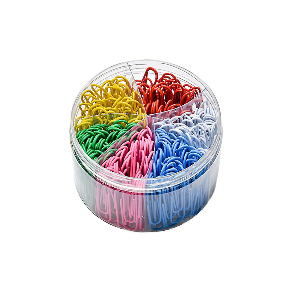 600-Count Colorful Paper Clip File Clip for Women Men Organizing Files