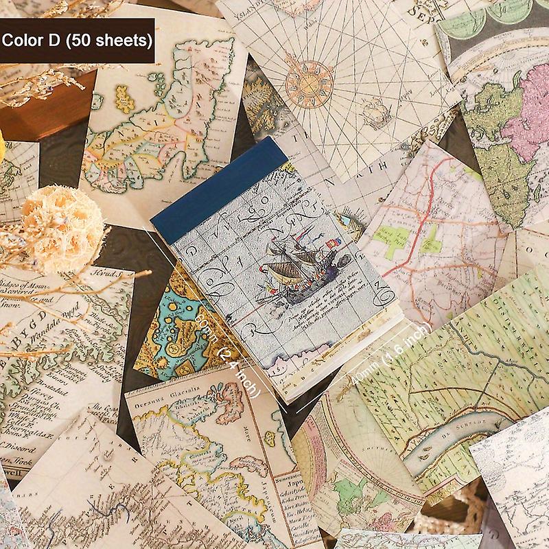 Get Creative With 50 Sheets Of Vintage Washi Stickers - Perfect For Journaling Scrapbooking And Diy Art Crafts!