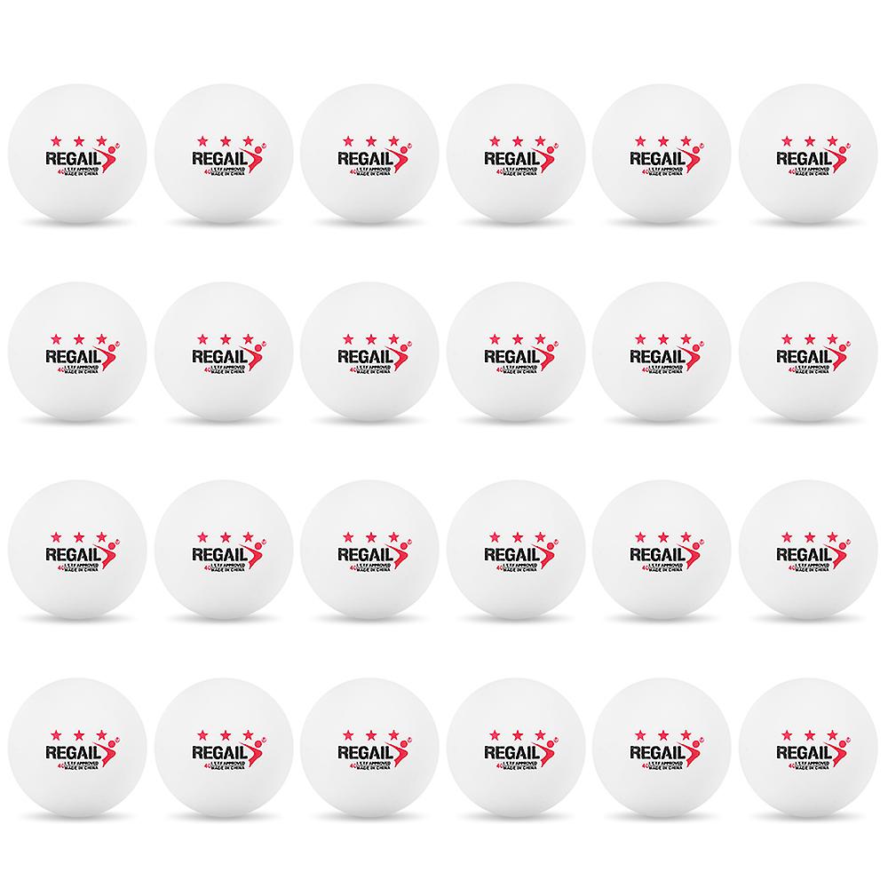 24pcs 3-star 40mm Table Tennis Balls Training Practice Balls