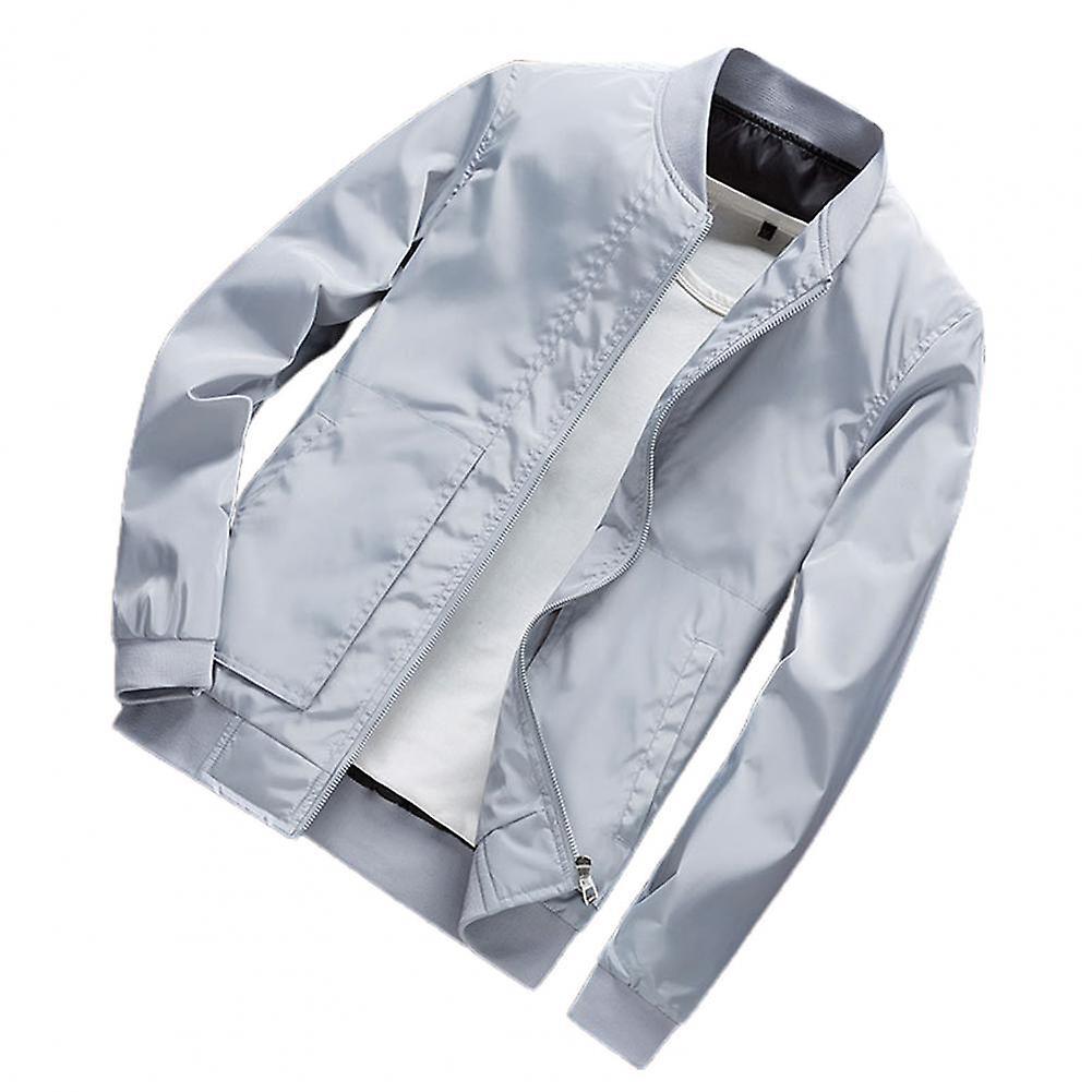 En Zipper Windbreaker Casual Solid Color Jacket For Men Chaquetas Homb