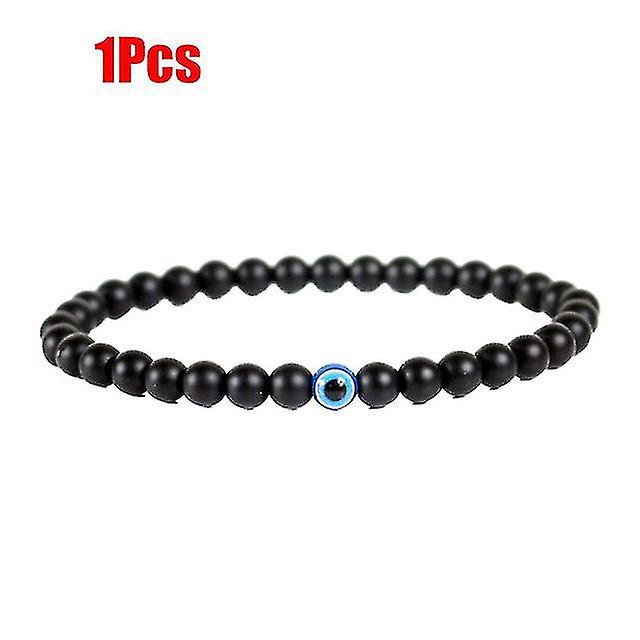 2pcs Turkish Bracelet Beads Obsidian Men