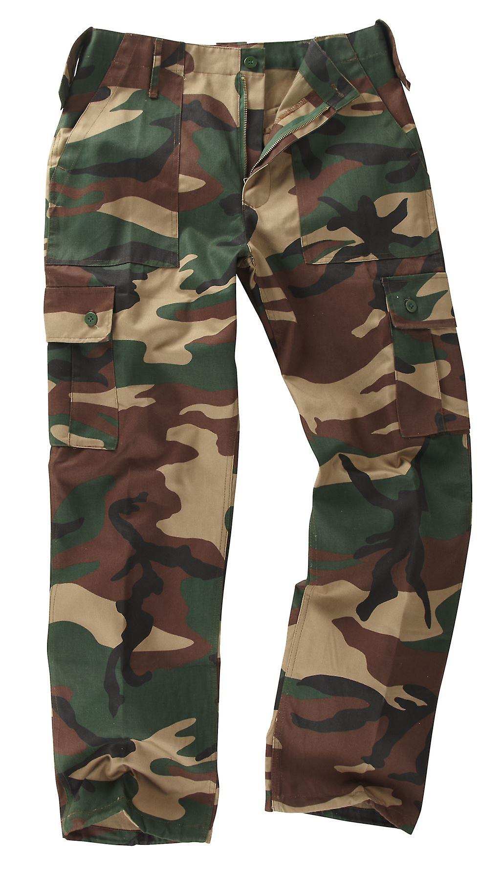 thumbnail image 2 of Original US Army M65 Trousers - Woodland Camouflage Combat Pants, New Old Stock 2 of 6