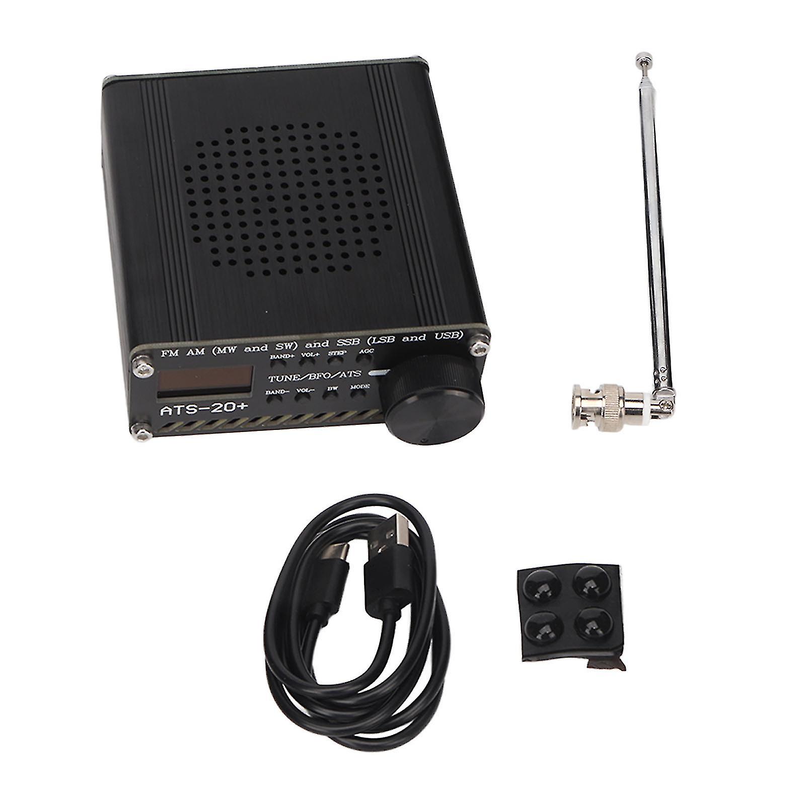 ATS 20+ Radio Receiver High Sensitivity Portable Small World Band Digital Receiver for Outdoor Camping Home